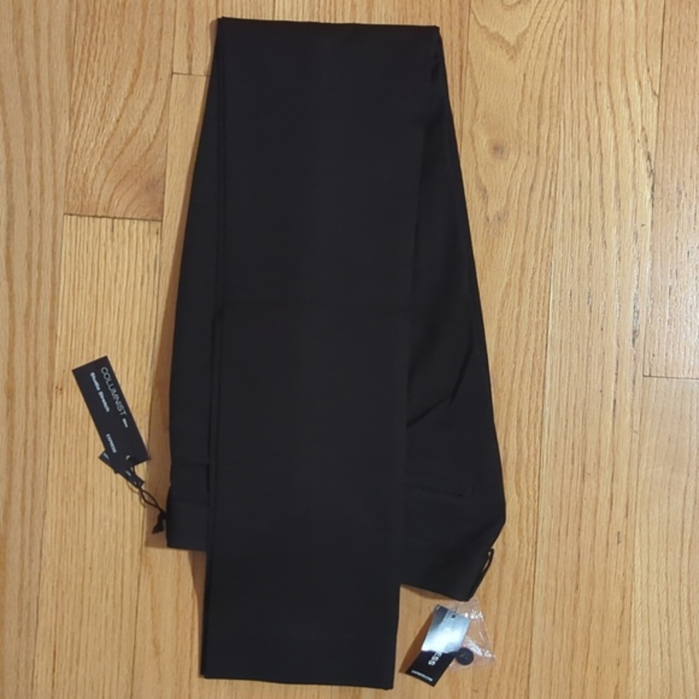 Express Black Columnist Slim Trousers